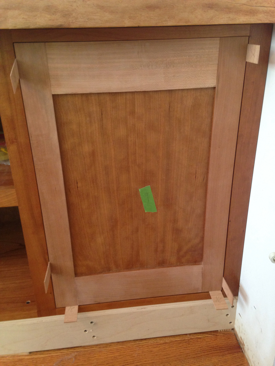 door rough fitted to opening