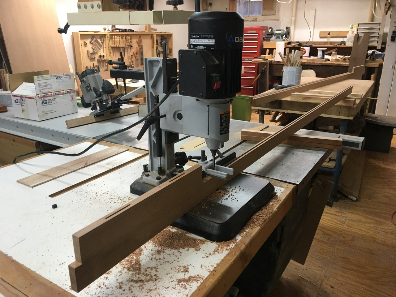 cutting mortises